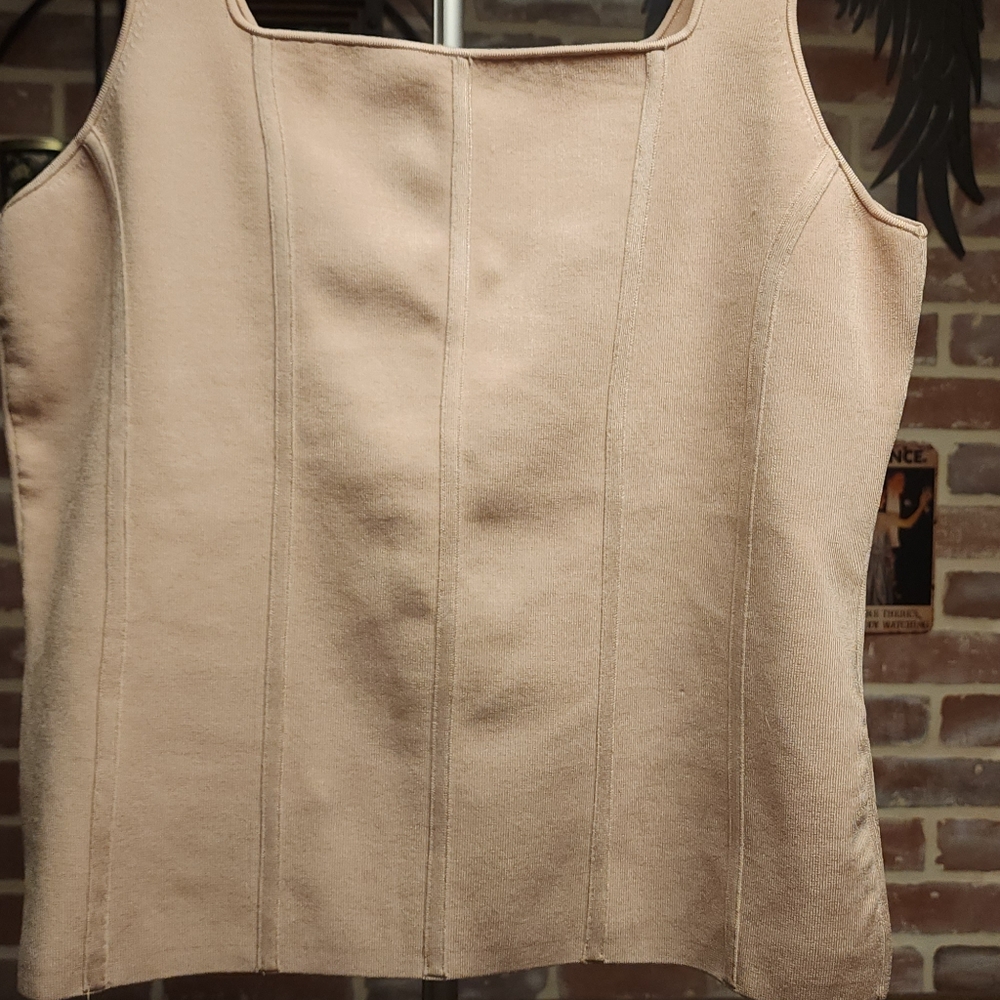 White House Black Market Light Pink Top